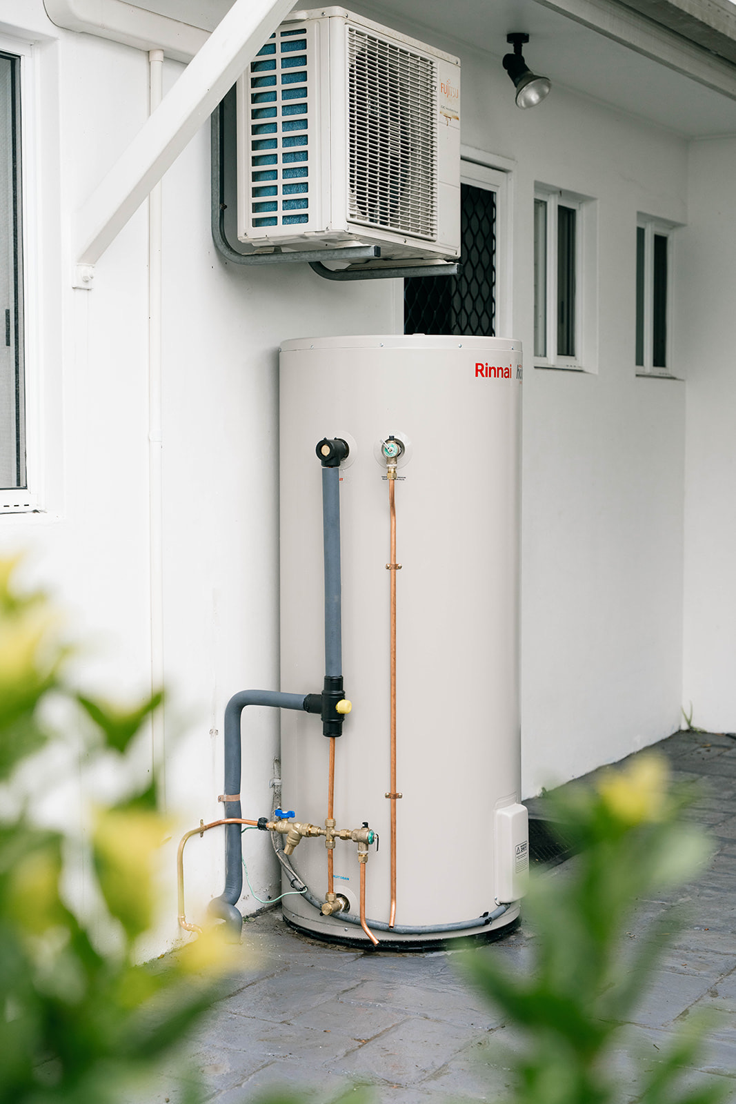Finished hot water system install