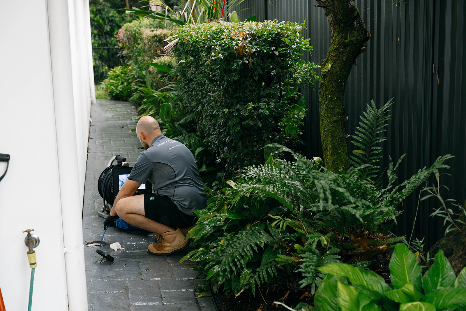 CCTV drain camera inspection