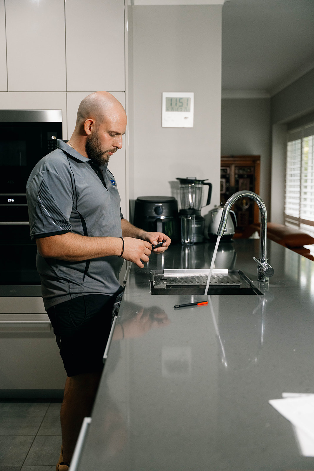 Kitchen mixer tap repair